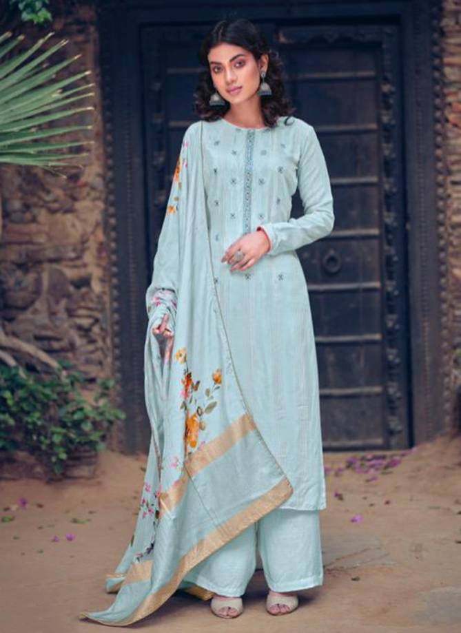 KARMA NOOR VOL-3 Casual Wear Maslin Zari Lining With hand Work Salwar Suit Collection